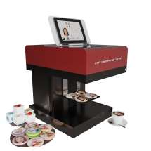 can you print on drinks? there is a drink in the picture.