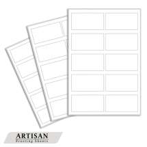 Inkedibles Artisan Frosting Sheets 24 Sheets: Precut 3.5 inches x 1.8 inches business cards (10 per sheet) Questions & Answers