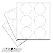 Inkedibles Artisan Frosting Sheets 24 sheets: Precut 3.0 inch circles (6 circles per sheet) Questions & Answers