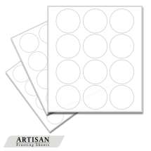 Inkedibles Artisan Frosting Sheets 24 sheets: Precut 2.13 inch circles (12 circles per sheet) Questions & Answers