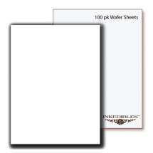 Inkedibles Premium REGULAR Wafer Sheets (Wafer Paper) (100 pack, 8 x 11 inches) 0.3mm Questions & Answers